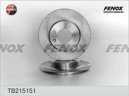 ДИСК ТОРМОЗНОЙ ПЕРЕДНИЙ TB215151 FENOX