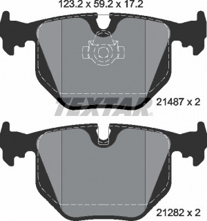 Колодки тормозные дисковые 2148703 TEXTAR