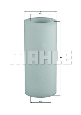 Фильтр воздушный LX 126 MAHLE