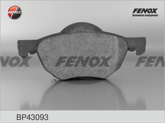 КОЛОДКИ ТОРМОЗНЫЕ ДИСКОВЫЕ ПЕРЕДНИЕ BP43093 FENOX