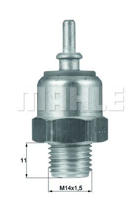Термостат системы охлаждения TI 136 84 MAHLE