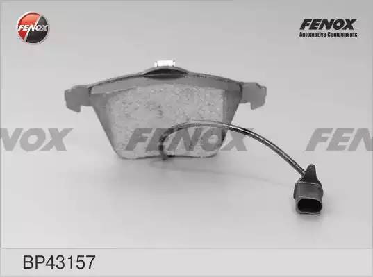 КОЛОДКИ ТОРМОЗНЫЕ ДИСКОВЫЕ ПЕРЕДНИЕ BP43157 FENOX