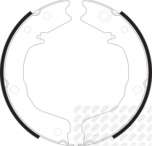 Колодки тормозные барабанные FN0626 NIBK