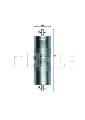 Фильтр топливный KL35 MAHLE