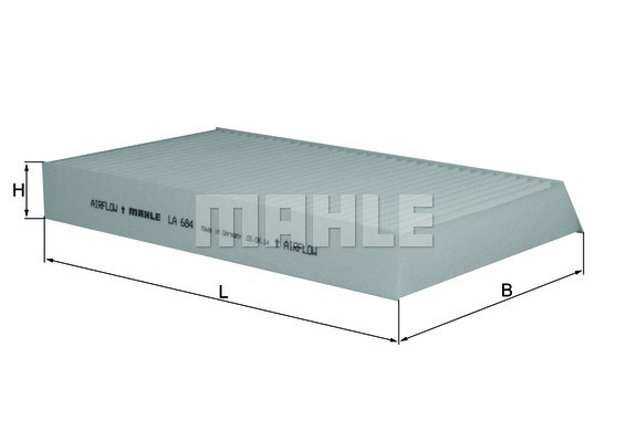 Фильтр салона LA684 MAHLE