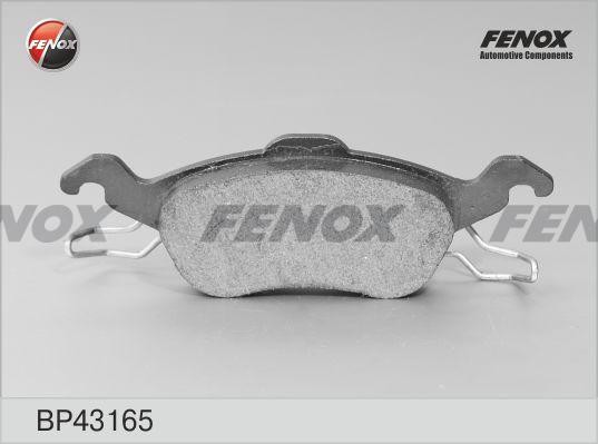 КОЛОДКИ ТОРМОЗНЫЕ ДИСКОВЫЕ ПЕРЕДНИЕ BP43165 FENOX