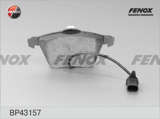 КОЛОДКИ ТОРМОЗНЫЕ ДИСКОВЫЕ ПЕРЕДНИЕ BP43157 FENOX