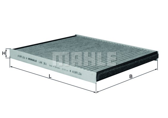 Фильтр салона LAK361 MAHLE