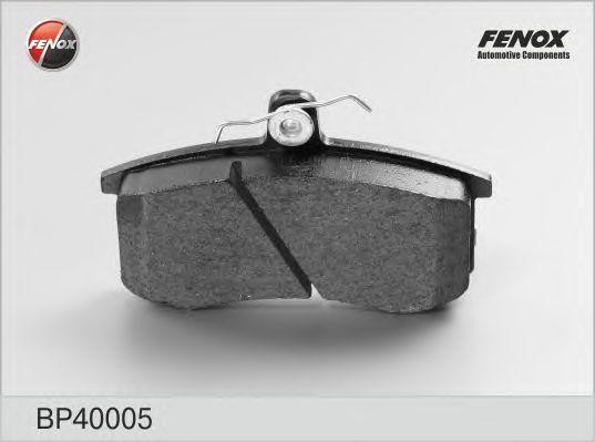 КОЛОДКИ ТОРМОЗНЫЕ ДИСКОВЫЕ ПЕРЕДНИЕ BP40005O7 FENOX