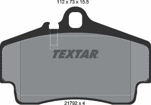 Колодки тормозные дисковые 2179203 TEXTAR