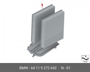 Фильтр салона 64 11 9 272 642 BMW