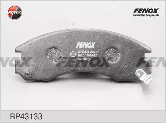 КОЛОДКИ ТОРМОЗНЫЕ ДИСКОВЫЕ ПЕРЕДНИЕ BP43133 FENOX