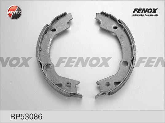 КОЛОДКИ ТОРМОЗНЫЕ БАРАБАННЫЕ СТОЯНОЧНОГО ТОРМОЗА BP53086 FENOX