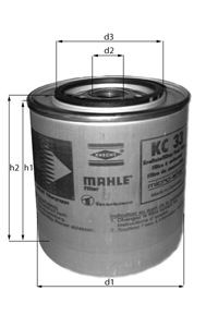 Фильтр топливный KC94 MAHLE