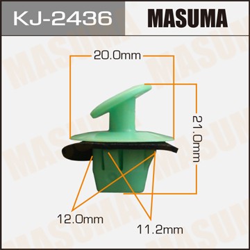 Клипса крепежная KJ2436 MASUMA