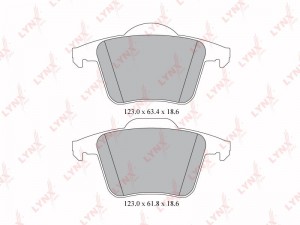 Колодки тормозные дисковые BD-7815 LYNXAUTO