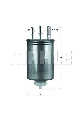 Фильтр топливный KL505 MAHLE