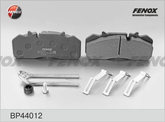 КОЛОДКИ ТОРМОЗНЫЕ ДИСКОВЫЕ ПЕРЕДНЕЙ ЗАДНЕЙ ОСИ WABCO BP44012 FENOX