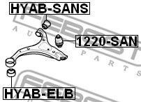Сайлентблок HYAB-SANS FEBEST