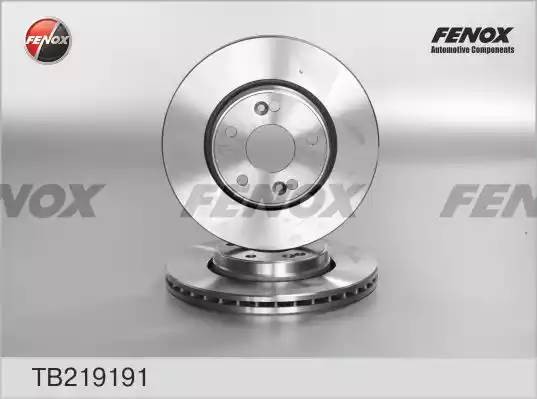 ДИСК ТОРМОЗНОЙ ПЕРЕДНИЙ TB219191 FENOX