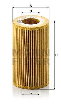 Фильтр масляный двигателя HU7010Z MANN FILTER