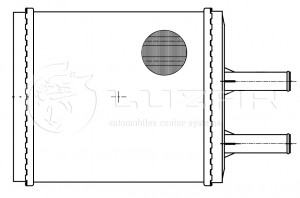 Радиатор отопителя LRH0812 LUZAR