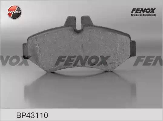 КОЛОДКИ ТОРМОЗНЫЕ ДИСКОВЫЕ ЗАДНИЕ BP43110 FENOX