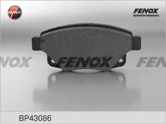 КОЛОДКИ ТОРМОЗНЫЕ ДИСКОВЫЕ ЗАДНИЕ BP43086 FENOX