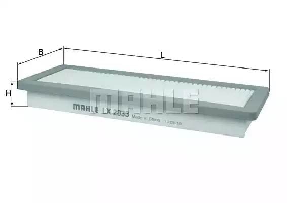 Фильтр воздушный LX2033 MAHLE