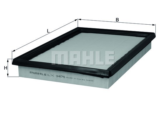 Фильтр воздушный LX3475 MAHLE