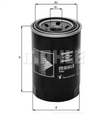 Фильтр масляный двигателя OC 218 MAHLE