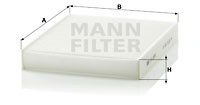 Фильтр салона CU2559 MANN FILTER