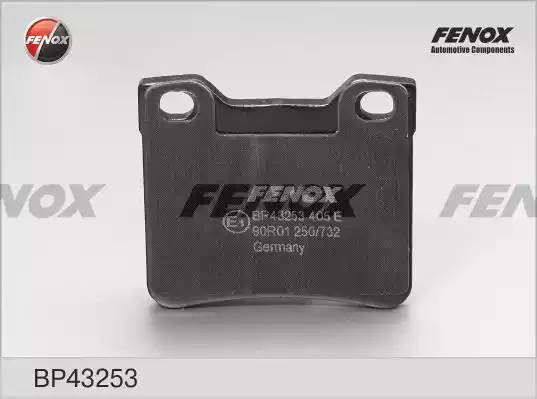 КОЛОДКИ ТОРМОЗНЫЕ ДИСКОВЫЕ ЗАДНИЕ BP43253 FENOX