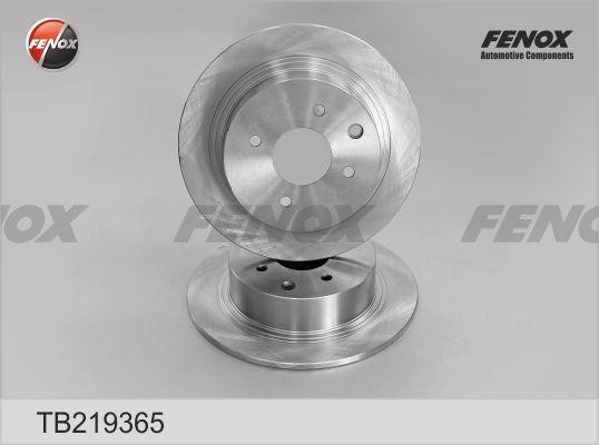 ДИСК ТОРМОЗНОЙ  TB219365 FENOX