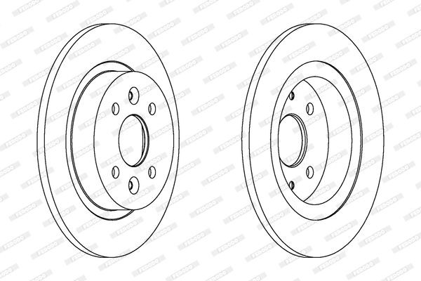 Диск тормозной DDF1600 FERODO
