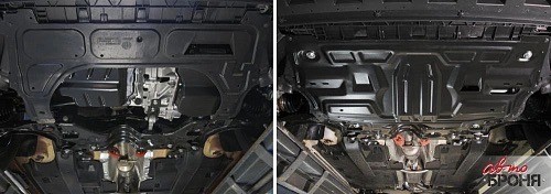 Защита картера двигателя 111058421 AVTO BRONYA