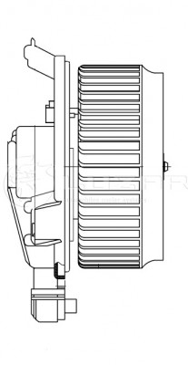 Электровентилятор отопителя LFH23RN LUZAR