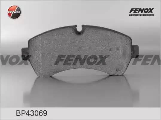 КОЛОДКИ ТОРМОЗНЫЕ ДИСКОВЫЕ ПЕРЕДНИЕ BP43069 FENOX