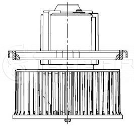 Электровентилятор отопителя LFH08B4 LUZAR