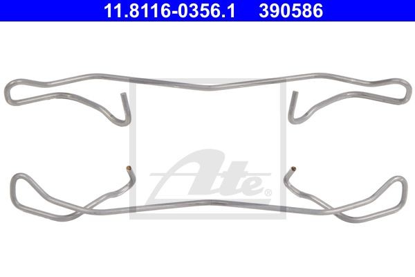 Пружина крепления барабанных тормозных колодок 11.8116-0356.1 ATE