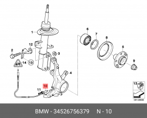 Датчик ABS 34 52 6 756 379 BMW