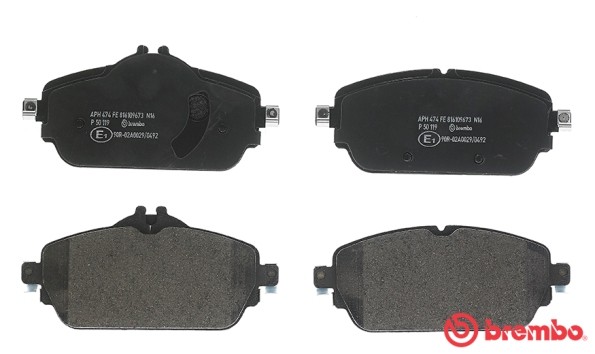 Колодки тормозные дисковые P50119 BREMBO