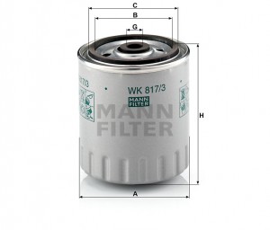 Фильтр топливный WK8173X MANN FILTER