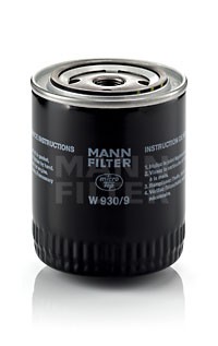 Фильтр масляный двигателя W 930/9 MANN FILTER