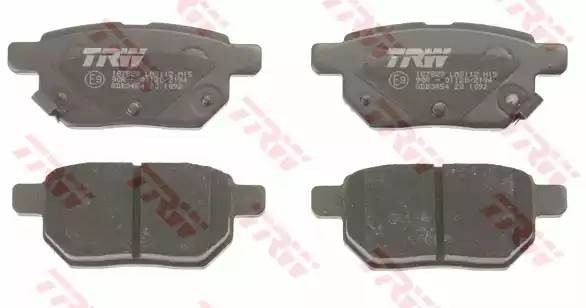 Колодки тормозные дисковые GDB3454 TRW