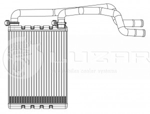 Радиатор отопителя LRH14KA LUZAR
