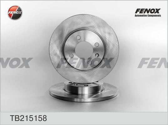 ДИСК ТОРМОЗНОЙ ПЕРЕДНИЙ TB215158 FENOX