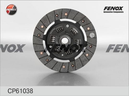 ДИСК СЦЕПЛЕНИЯ CP61038 FENOX