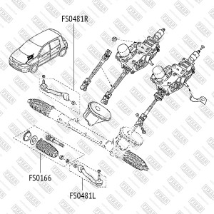 Тяга рулевая FS0166 FIXAR