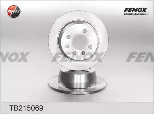 ДИСК ТОРМОЗНОЙ ЗАДНИЙ TB215069 FENOX